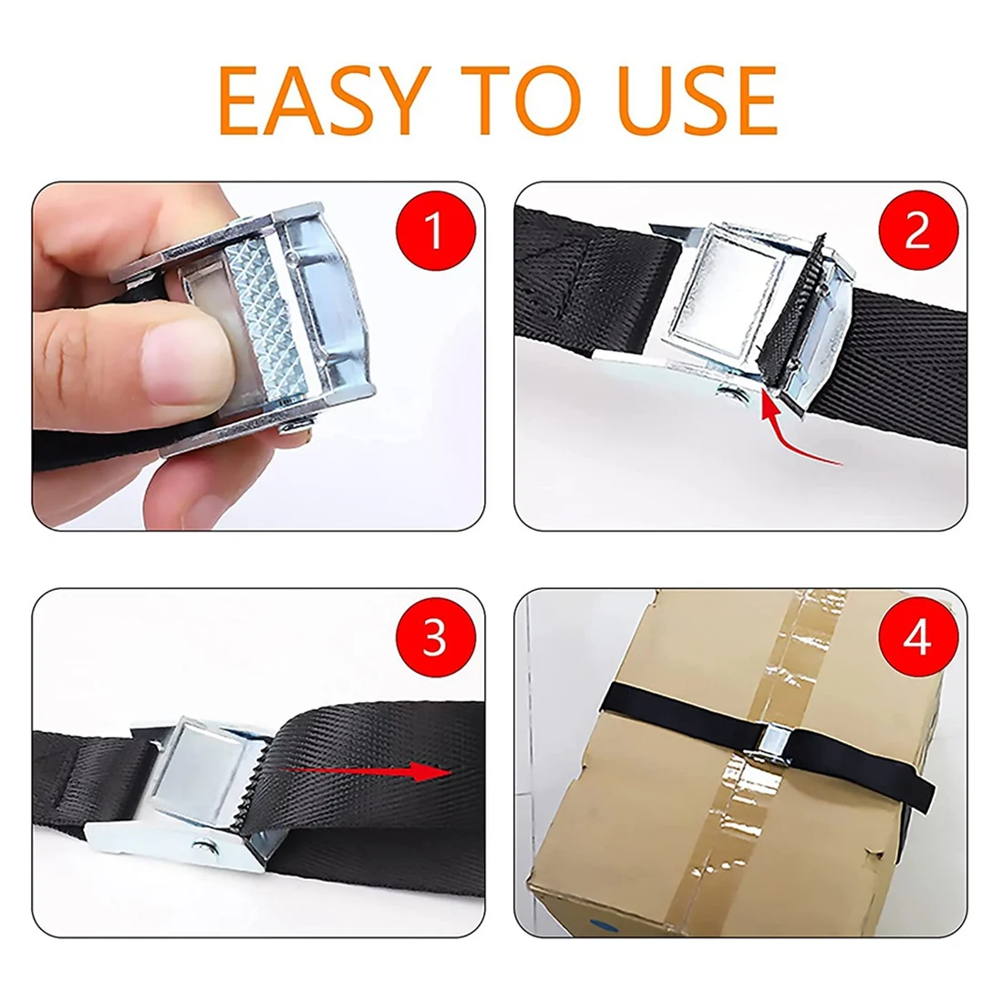 Крепежные ремни для каяков с пряжкой Cam грузов багажа мебели велосипедов