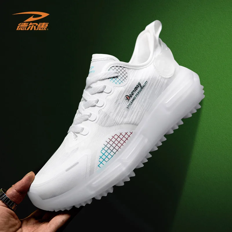 

High-quality Four Seasons Breathable Mesh Sneakers 2022 Summer New Men's Sports Shoes Fashion Thick Bottom Shock-absorbing Shoes