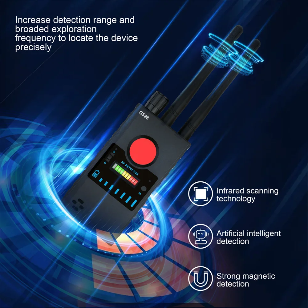 G528 многофункциональный детектор камеры GSM аудио GPS-детектор анти-шпионский