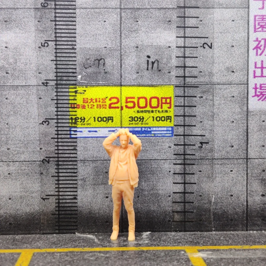 

Модель в масштабе 1/64 года, модель из смолы, натягивающая волосы, Неокрашенная миниатюрная диорама для мальчиков, ручная роспись, S733