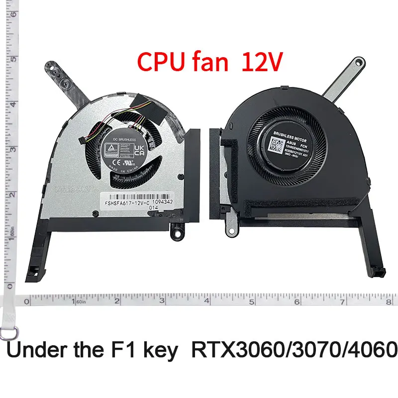 Фото Новый охлаждающий вентилятор 12 В для ASUS Pro RTX3060/RTX3070/RTX4060 FA617 FA617NS FA617XS FA617NSR Series 13NR0EW0M01011 13NR0EW0T01011 №4