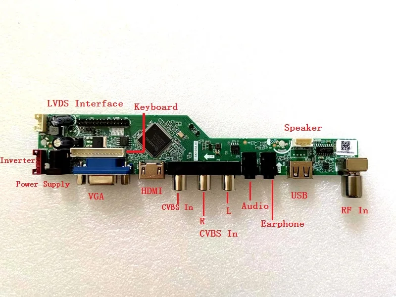 Комплект Yqwsyxl для телевизоров M240HW02 V7 V.7 1920*1080 HDMI VGA AV USB ЖК-экран плата драйвера