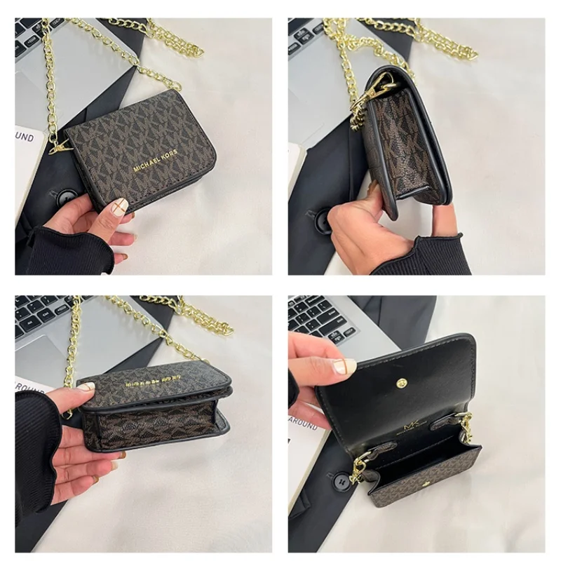 Фото Женская сумка через плечо Michael Kors 2026, модная и повседневная сумка на цепочке, мини-сумка для путешествий, эксклюзивная сумка для девушек №4