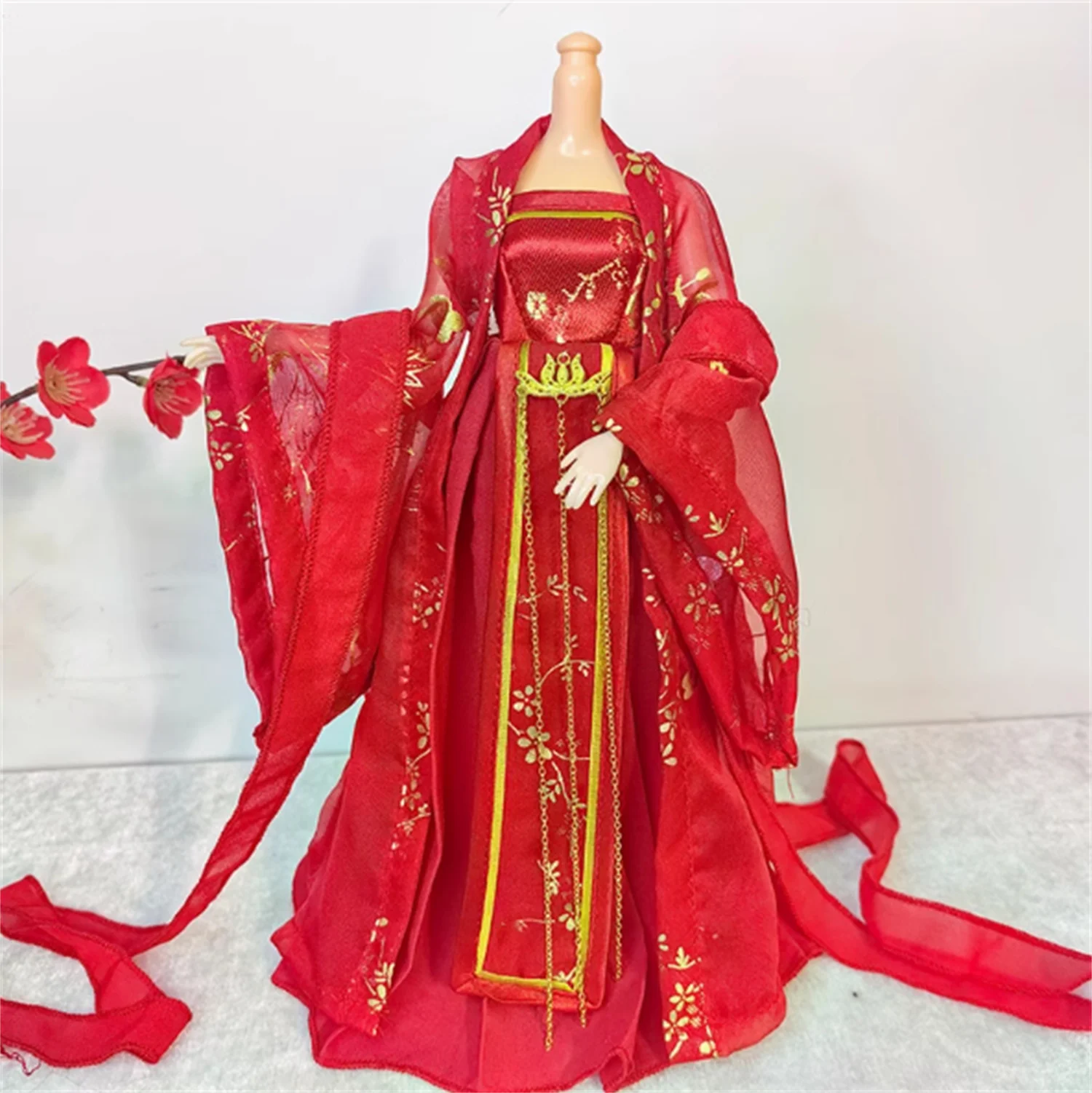 Женский костюм Hanfu 1/6 для фигурки 12 дюймов