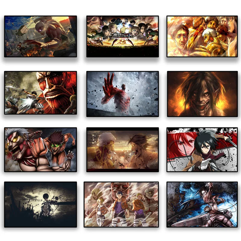 Набор для алмазной живописи атака на Титанов |