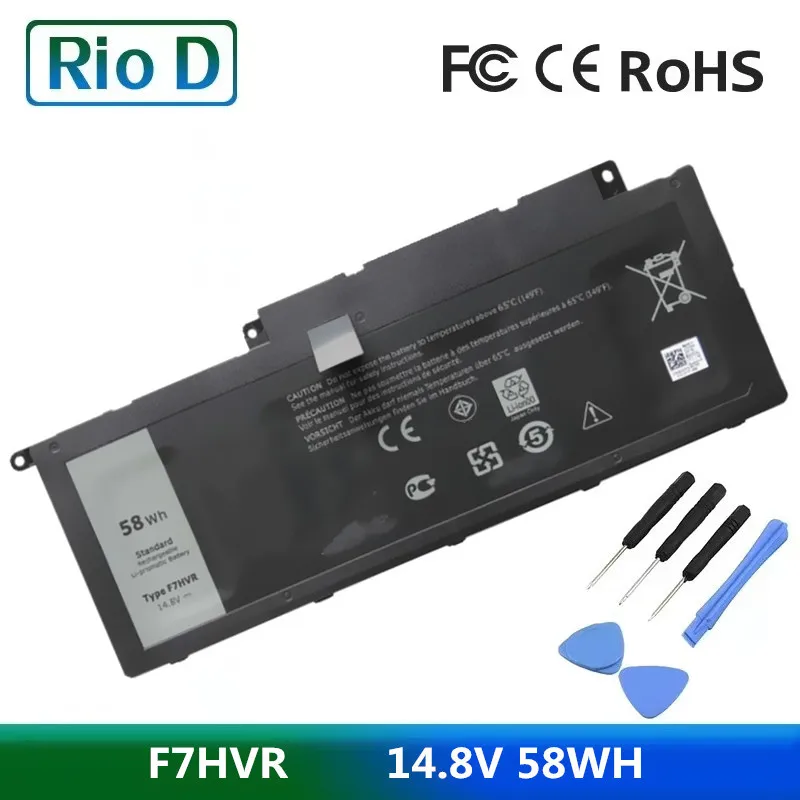 Аккумулятор для ноутбука Dell Inspiron 17 14 8 7000 7737 15 15r 7746 5545 14-7537 F7HVR 7437 V 58WH G4YJM 062VNH T2T3J