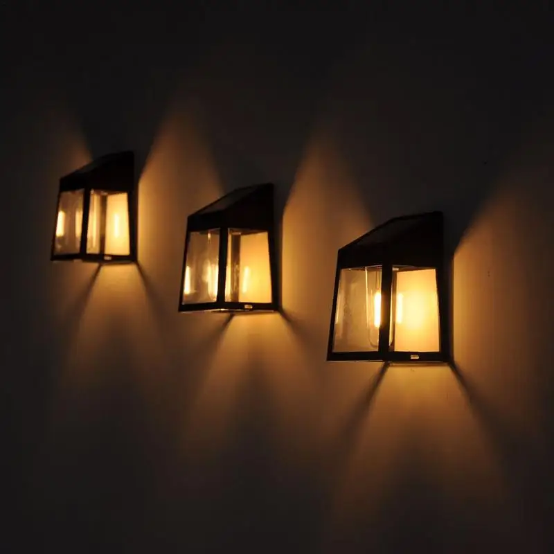 

Solar Wall Light Outdoor Garden Waterproof Solar Powered Wall Lamps New Decorative Home Villa Balcony Motion Sensor Wall Lights