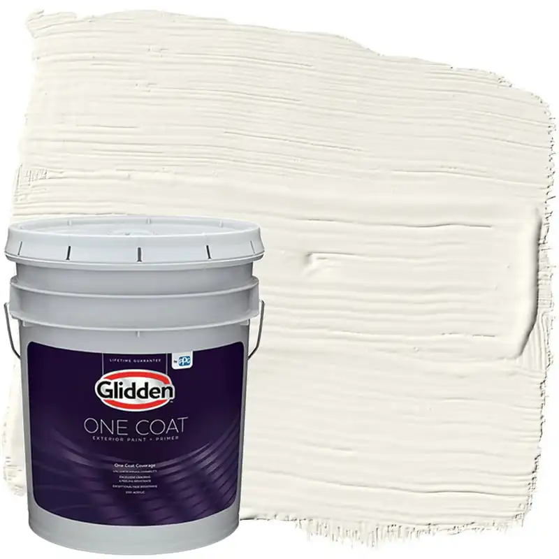 

Coat Exterior Paint + Primer Cow'S Milk / Off White, Semi-Gloss, 5 Gallons