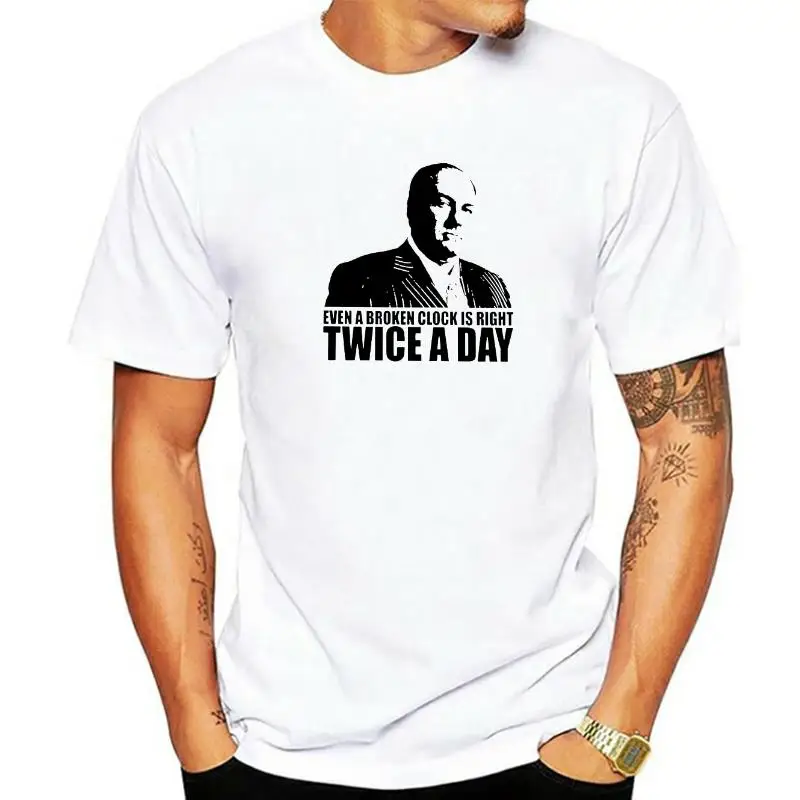 

The Sopranos Tony Soprano Men's T Shirts Crime Drama Tv Series Bada Bing Novelty Tees Fitness T-Shirt Premium Cotton