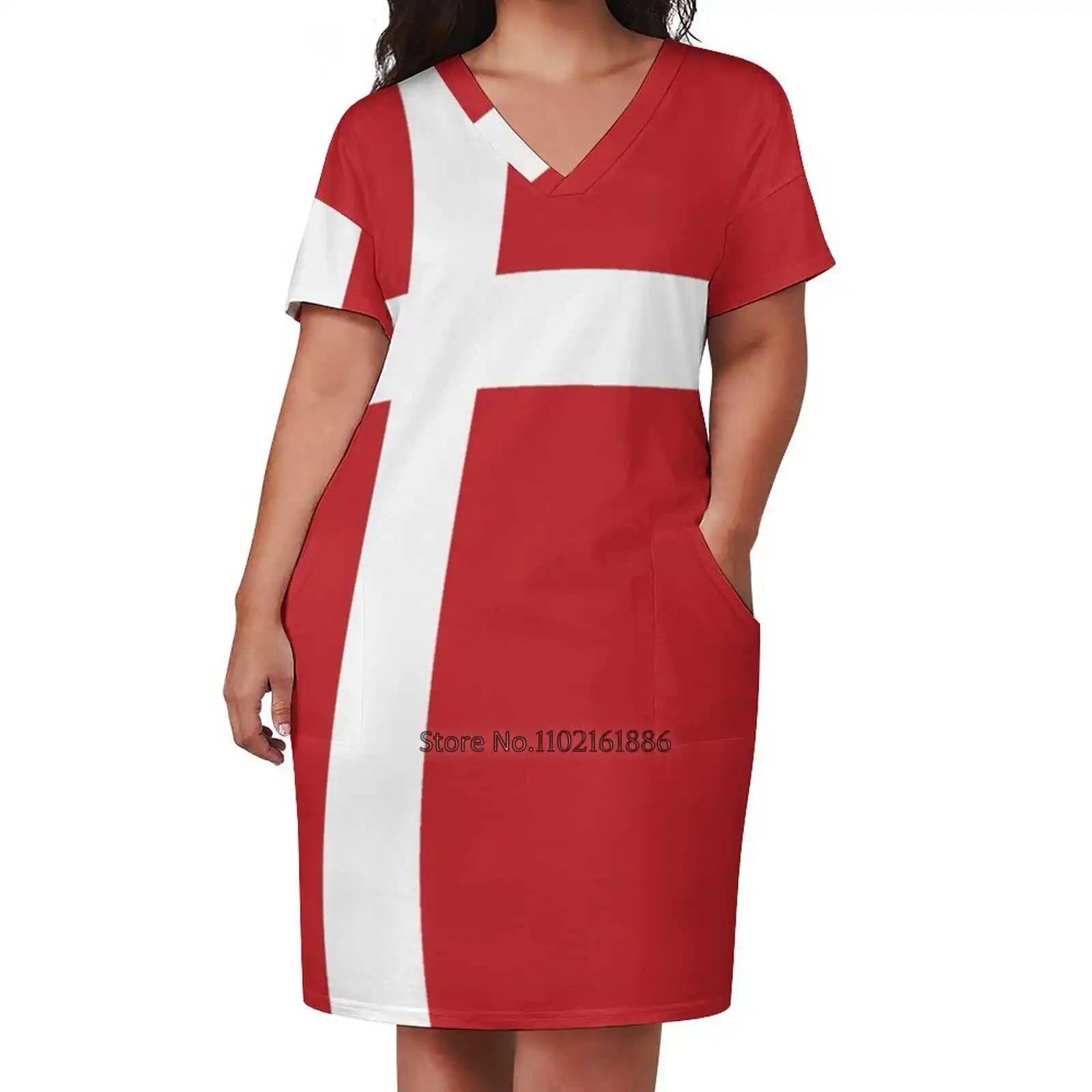 Платье с открытой спиной датским флагом квадратным вырезом и шнуровкой сзади |