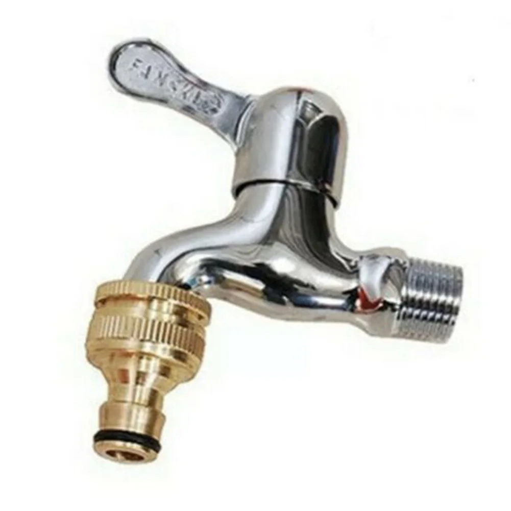 

Pressure Washer Hose Adaptor BRASS HOSE TAP CONNECTOR 3/4 1/2 THREADED GARDEN WATER PIPE ADAPTER FITTING Watering Equipment