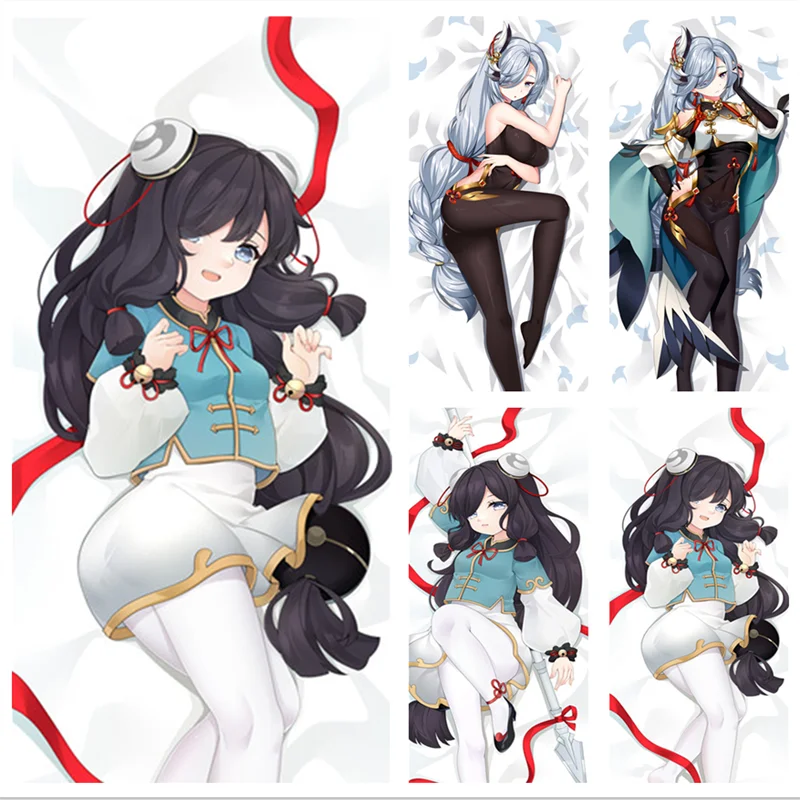 

Домашнее постельное белье, Аниме игры, Genshin Impact Shen He Dakimakura, чехол Shenhe, сделай сам, пользовательская Подушка, обнимающая подушка, наволочка