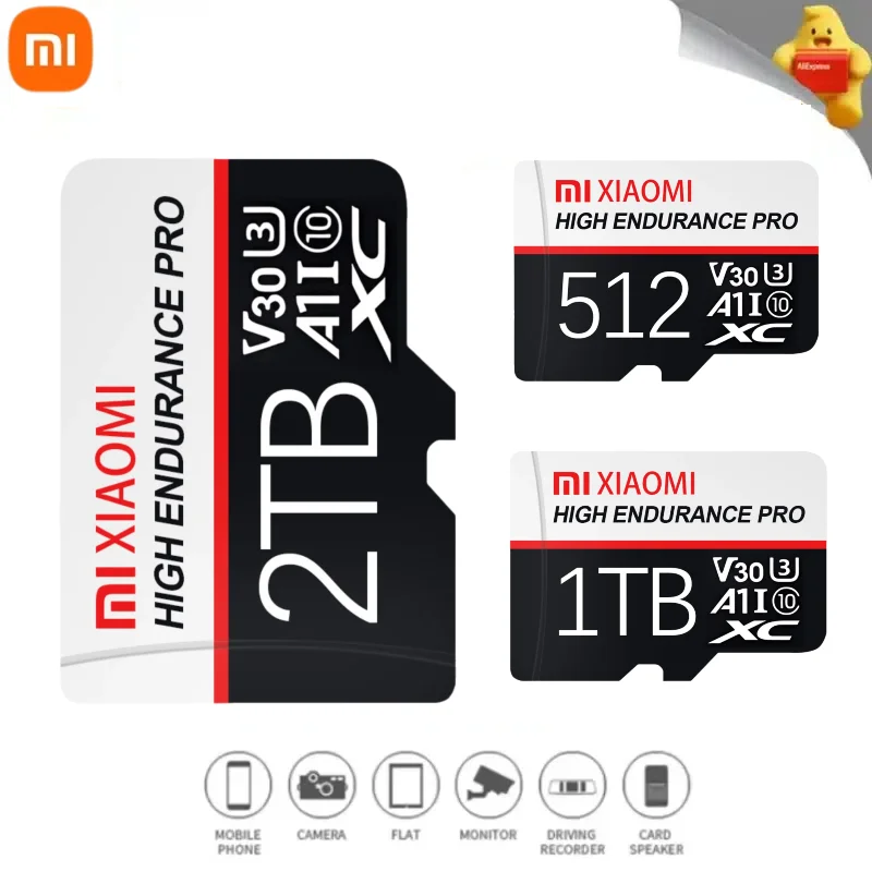 Xiaomi Ultra Карта памяти 2 ТБ 1 512 ГБ 256 Карты Micro TF Sd Класс10 SD-карты 140 МБ TF-карта