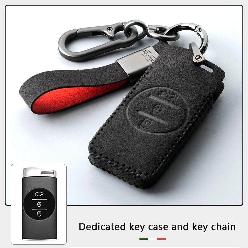 

New High-quality Fashion Sports Suede Key Case Cover For Chery Tiggo Omoda Arrizo FX 2 3 4 6 7 8 Pro X70M X90 X95 Car Styling