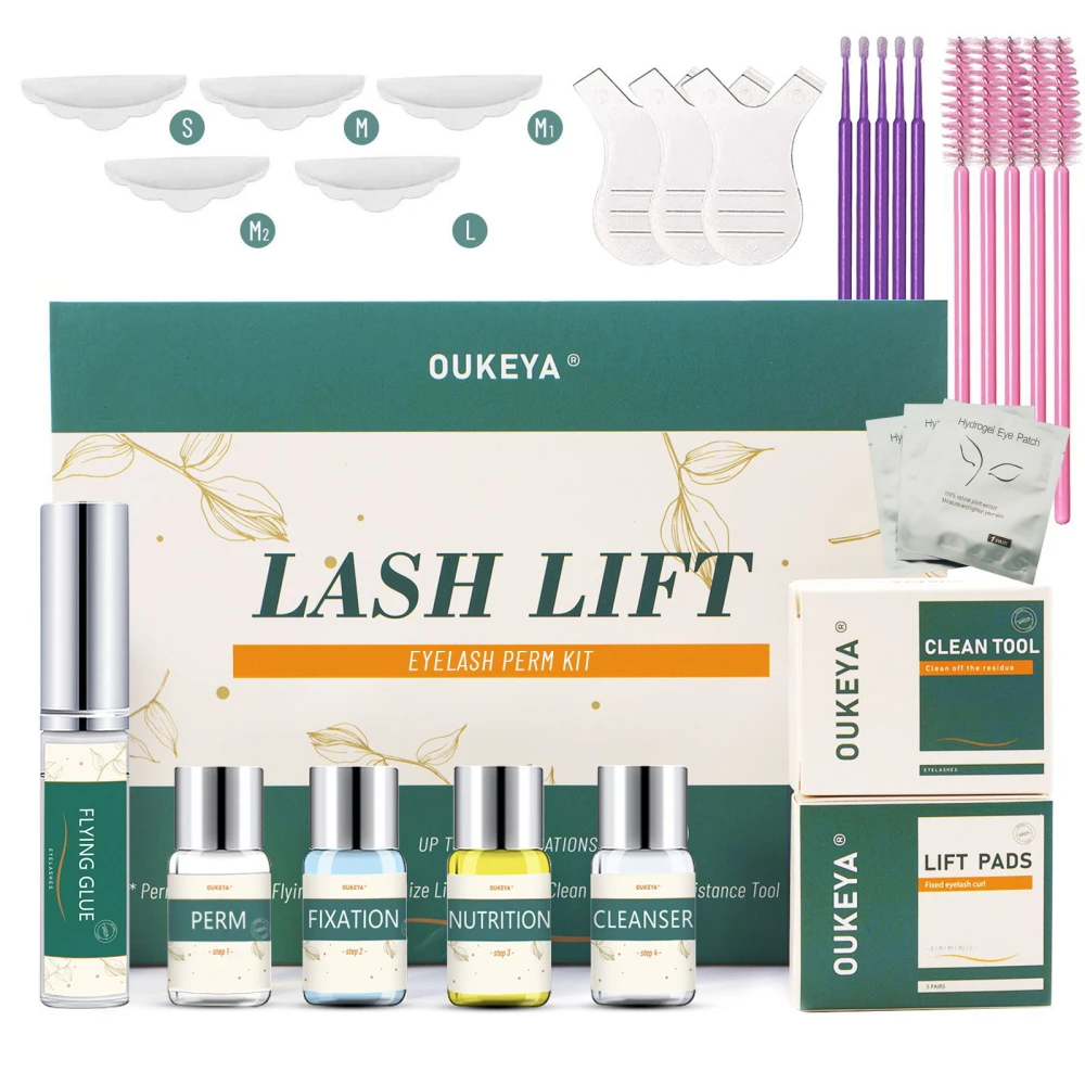 

AILEISHI Lash Lift Kit Semi-Permanent Eyelash Lifting Perming Lotion Fixation Glue Curly Lasher Beauty Salon Home Use Pro Kit