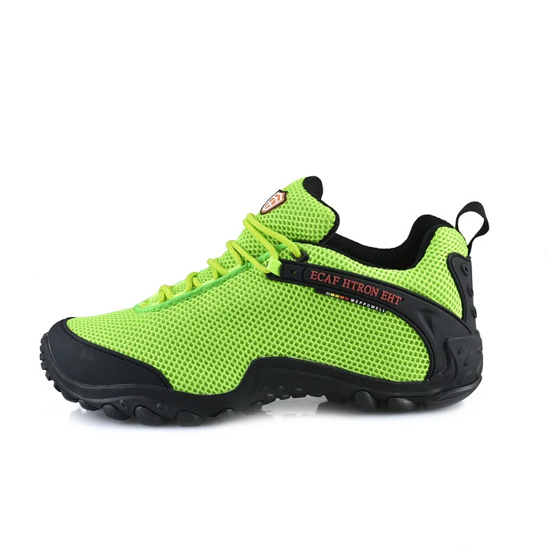 Breathable Mesh Outdoor Hiking Shoes Sneaker Men Hunting Shoes Women Trail Anti-skid Travel Upstream Climbing Trekking Shoes