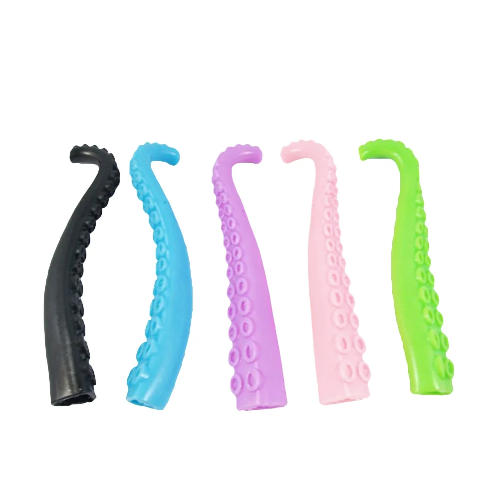 

5 шт. реалистичные наконечники осьминога, пальчиковая мини-игрушка для пальцев, шутка, игрушка для детей, забавная игрушка (случайный цвет)