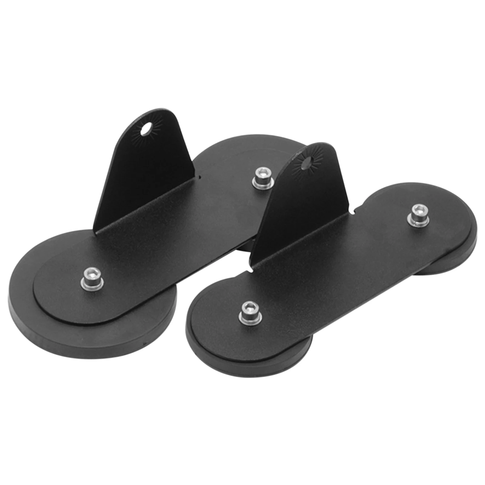 

2pcs Black Auto Accessory Modification Heavy Duty Easy Install Strong Magnetic Durable For Light Bar NdFeB Car Roof Bracket