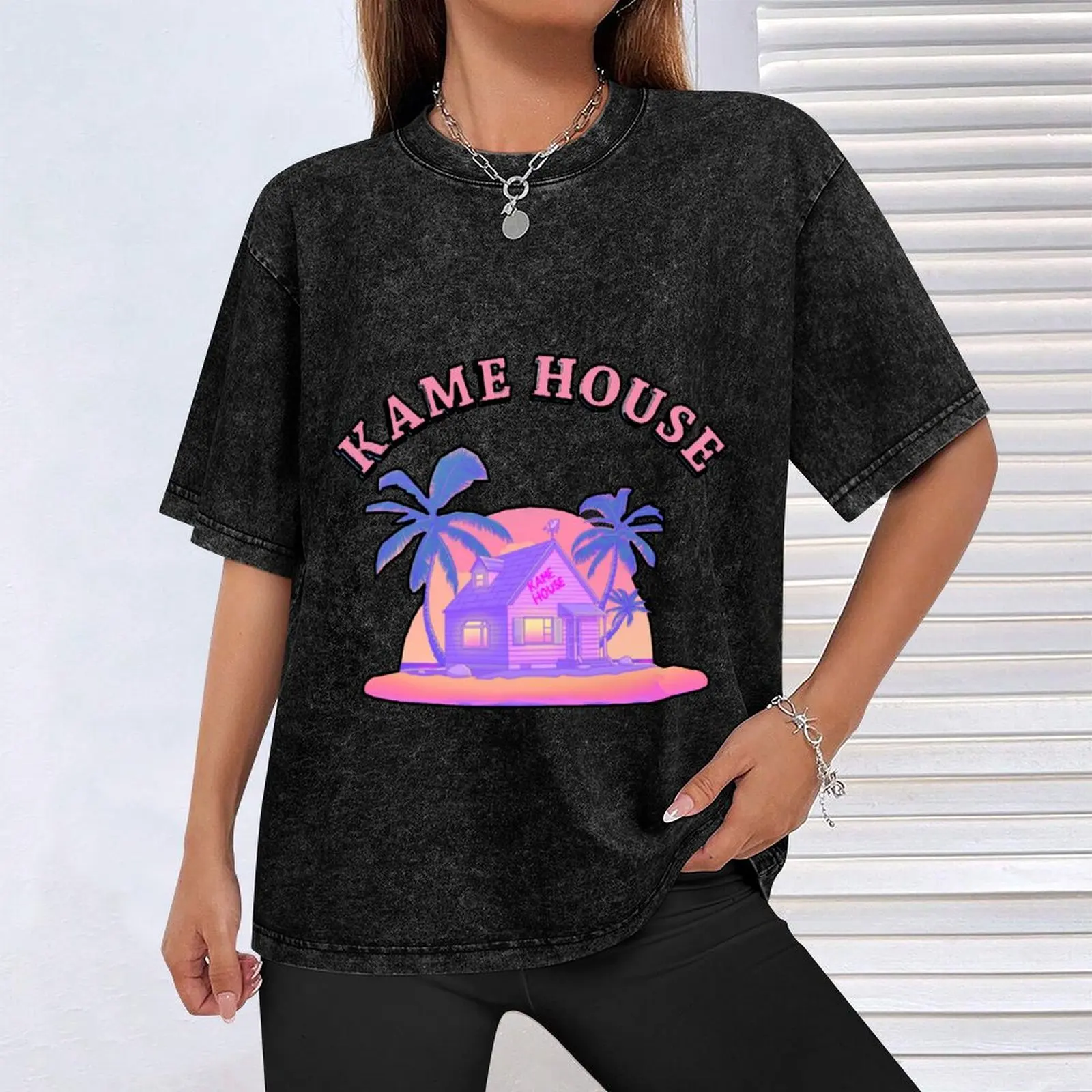 Футболка Kame House футболка на заказ новое издание таможенный дизайн винтажная для