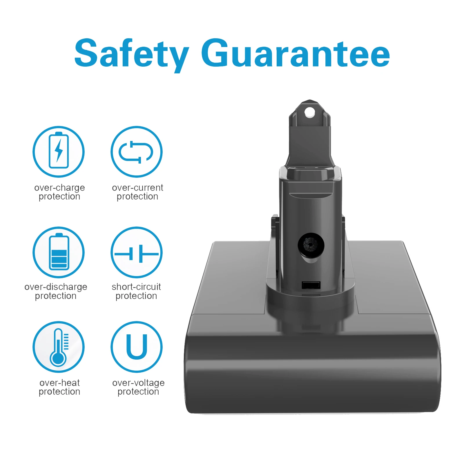 DC31 Type-B Battery 22.2V 4000mAh Li-ion Vacuum Battery for Dyson DC35 DC45 DC31B DC34 DC44 Animal DC56 DC57 (Only Fit Type B)