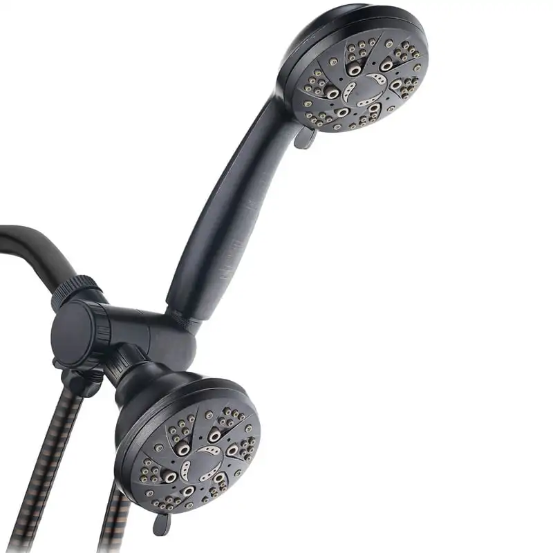 

48- Luxury 3-Way Dual Shower , Oil Rubbed Bronze