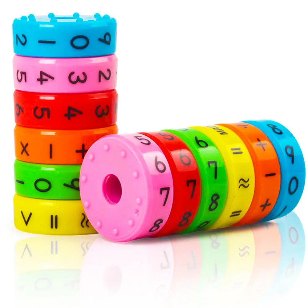 

Children Magnetic Mathematics Digital Learning Educational Toys Magic Intelligence Arithmetic Puzzle Cube For Kids Gift Birthday
