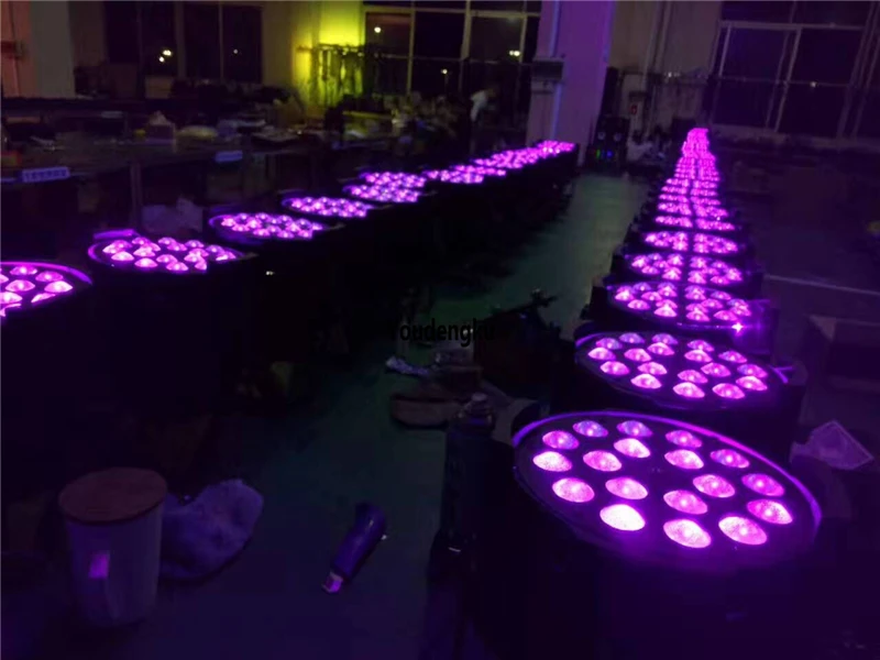 6 шт. светодиодный зум номинальная банка 18*18 Вт RGBWA UV в 1 прожектор с зумом проектор