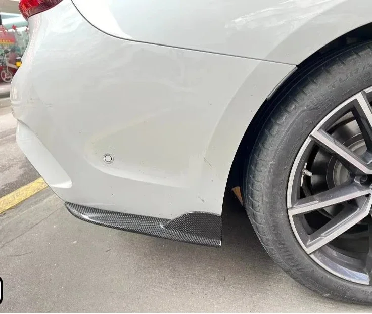Фото Задний сплиттер для BMW G20 G28 Pre LCI 2019+ из карбона, боковые сплиттеры-винглеты в стиле OTD AP №3