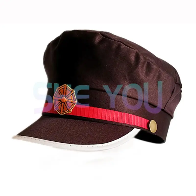 Парик из длинных прямых синтетических волос Jibaku Shounen Hanako Kun черный короткий для