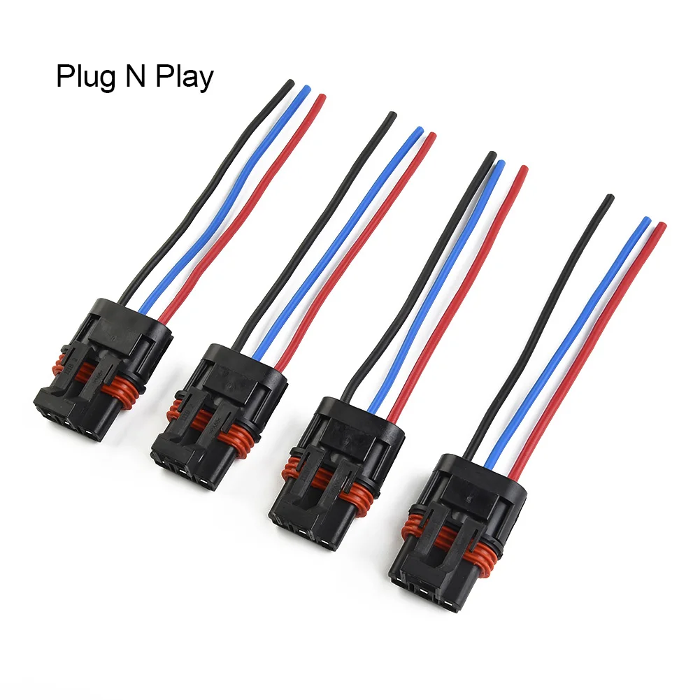 

4Pcs/Set Pulse Power Bus Bar Plug Pigtail Wire Plug Connector For Polaris RZR PRO XP XP4 Easy To Plug And Play Wire