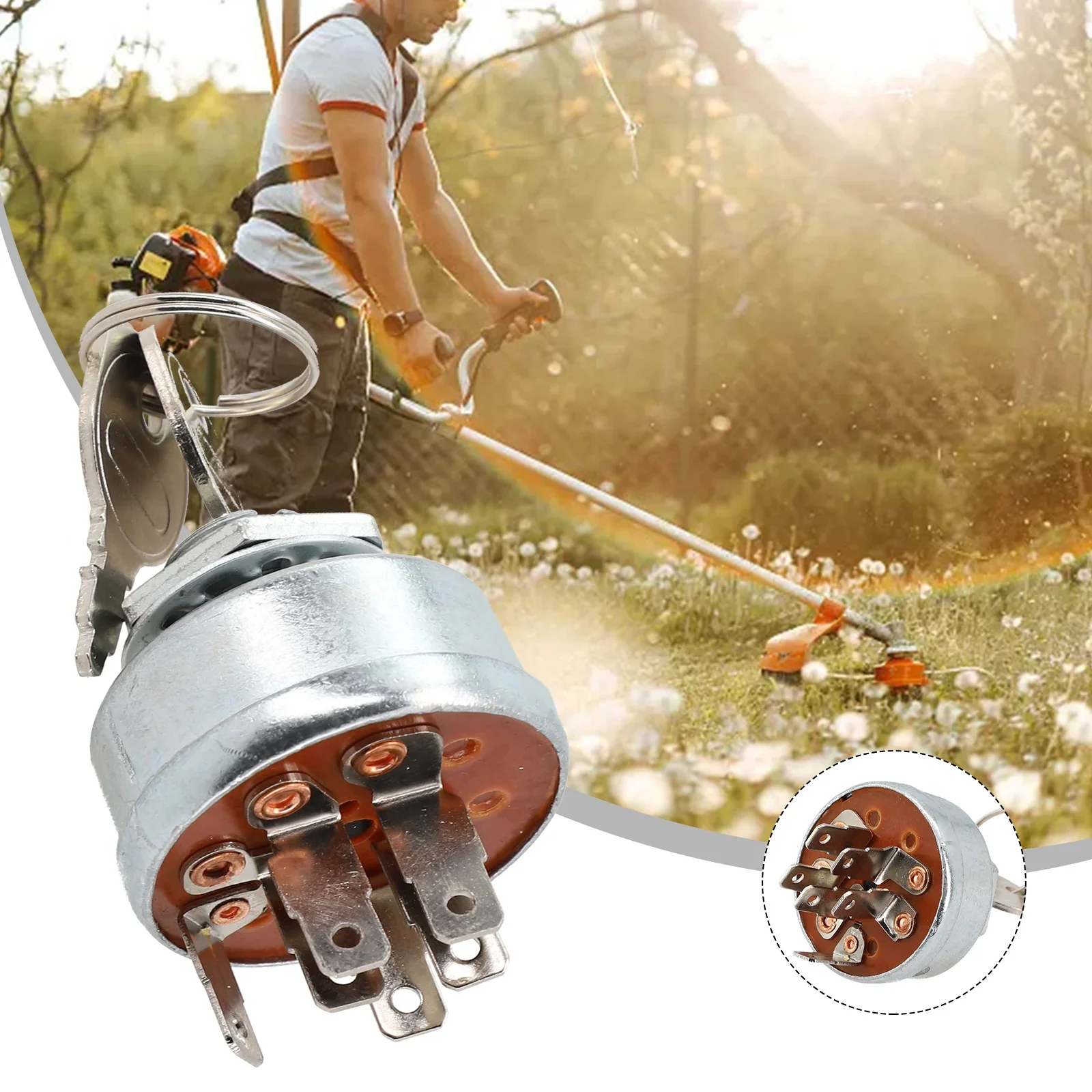 Запчасти для газонокосилки зажигание стартерные ключи Замена MPN 272360 1000348 11018 27-131095