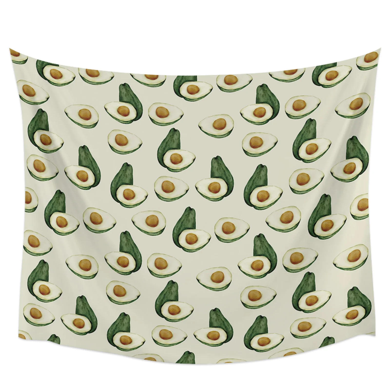 

Большой гобелен с рисунком авокадо, растения, зеленые фрукты, хиппи, настенная подвеска, искусство интерьера комнаты, эстетические коврики, ...