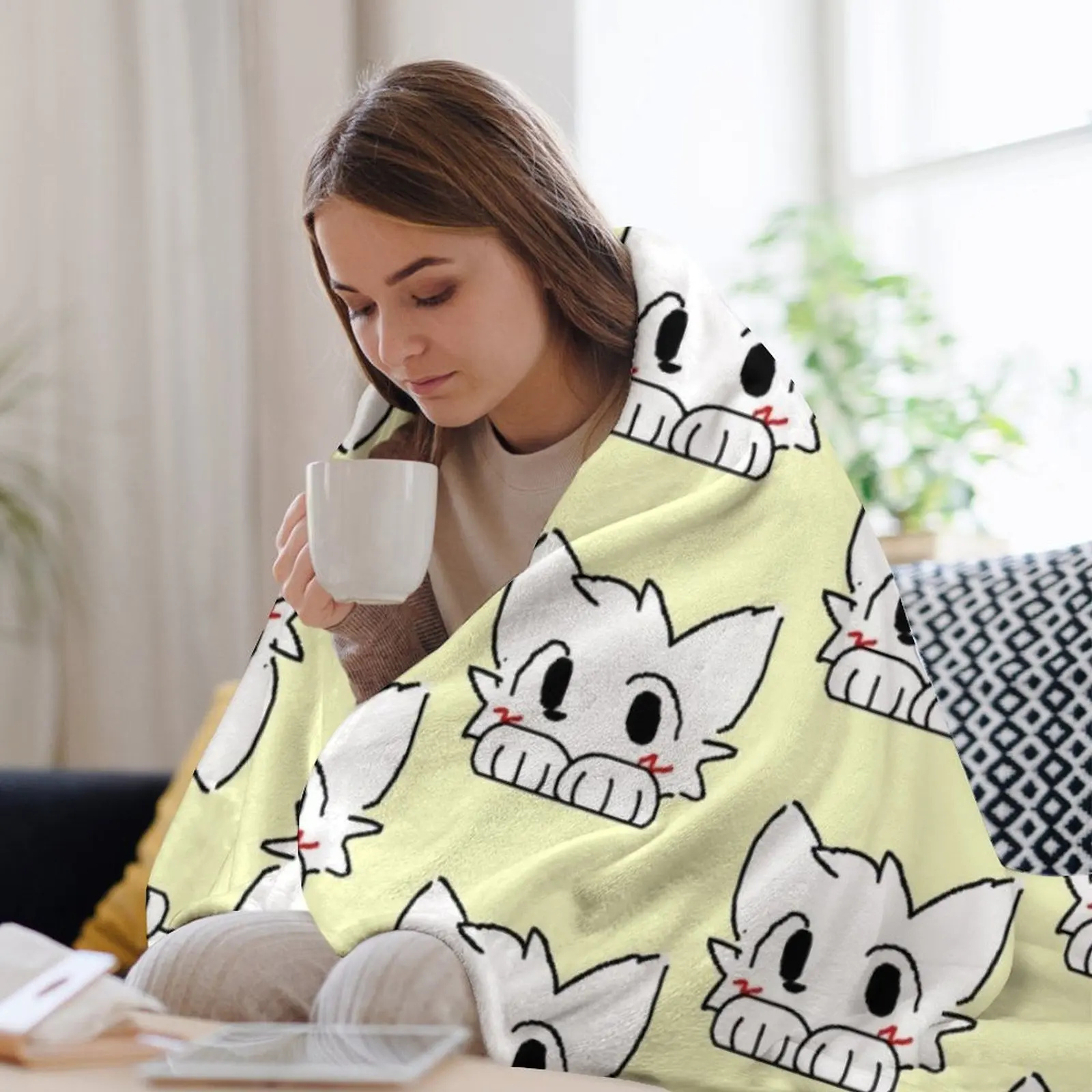 Одеяло Boykisser Looking to You тонкое мягкое большое теплое зимнее меховое одеяло