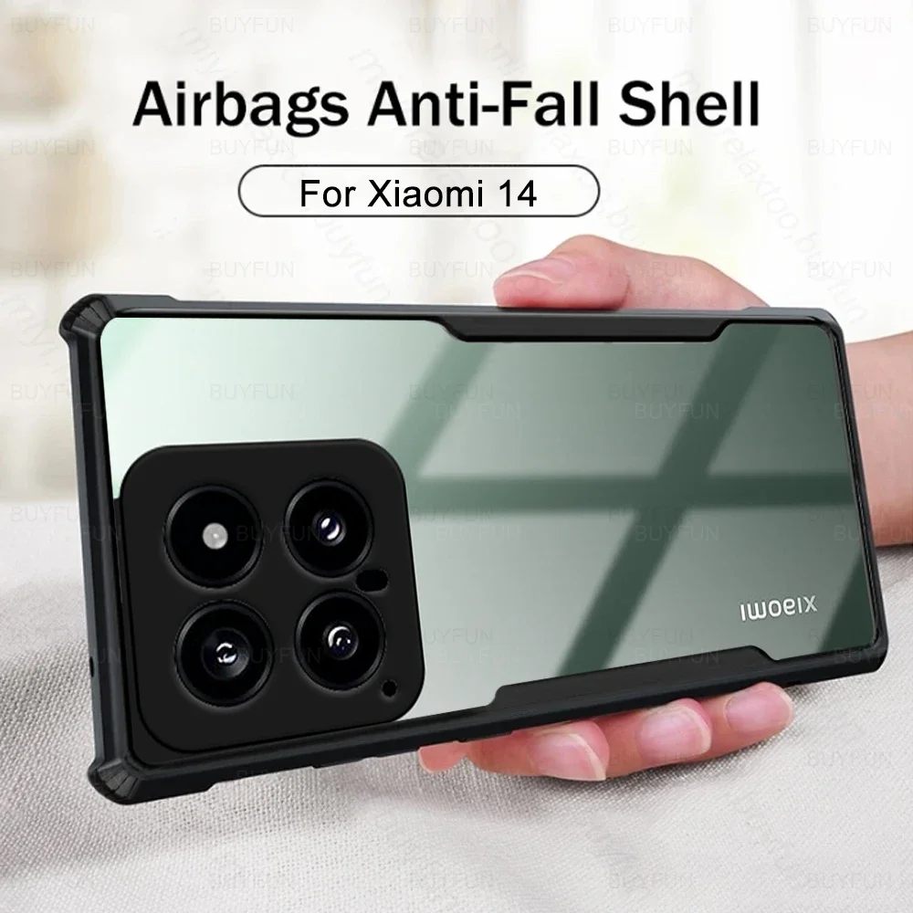 Акриловый чехол для телефона Xiaomi 14 противоударный защитный Xiaomi14 Pro 14pro Mi14 Mi14pro