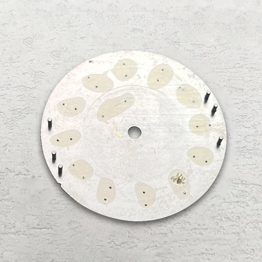 28 5 мм S Logo Ex plorer Sunray циферблат подходит для механизма NH35/NH36/4R/7S зеленый светящийся