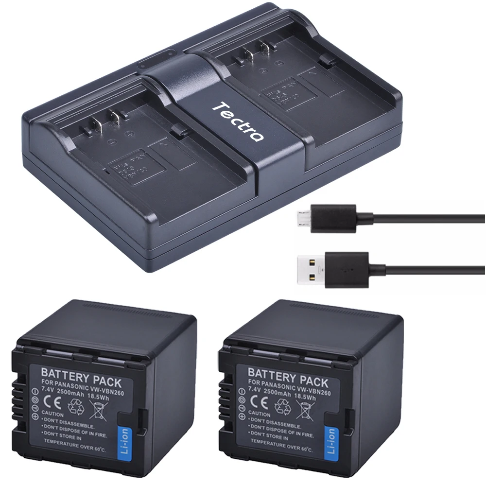 

VW-VBN260 Replacement Li-ion Battery for Panasonic VW-VBN130 HC-X800 HDC-SD900 HDC-TM900 HC-X910 HC-X920 HC-X920M HDC-HS900