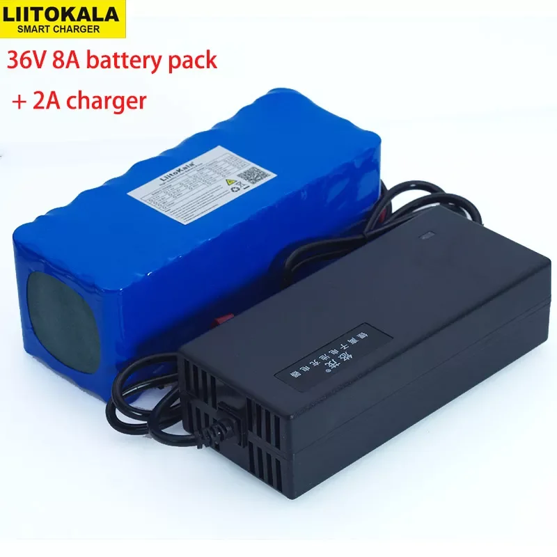 

2023New LiitoKala 36V 8Ah 10S4P 500w 18650 Rechargeable battery pack ,modified Bicycles,electric vehicle 36V Protection with BMS