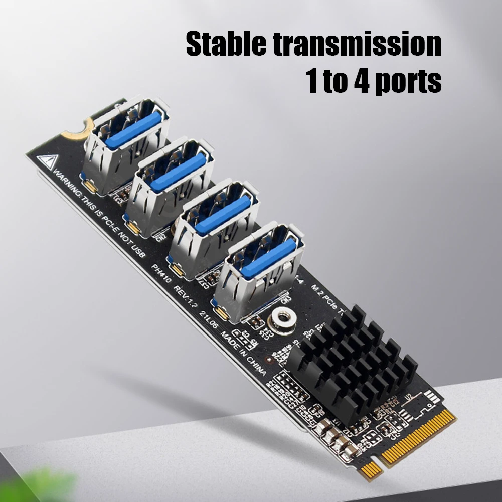 

Адаптер M.2 для жестких дисков с 4 внешними картами USB 3,0