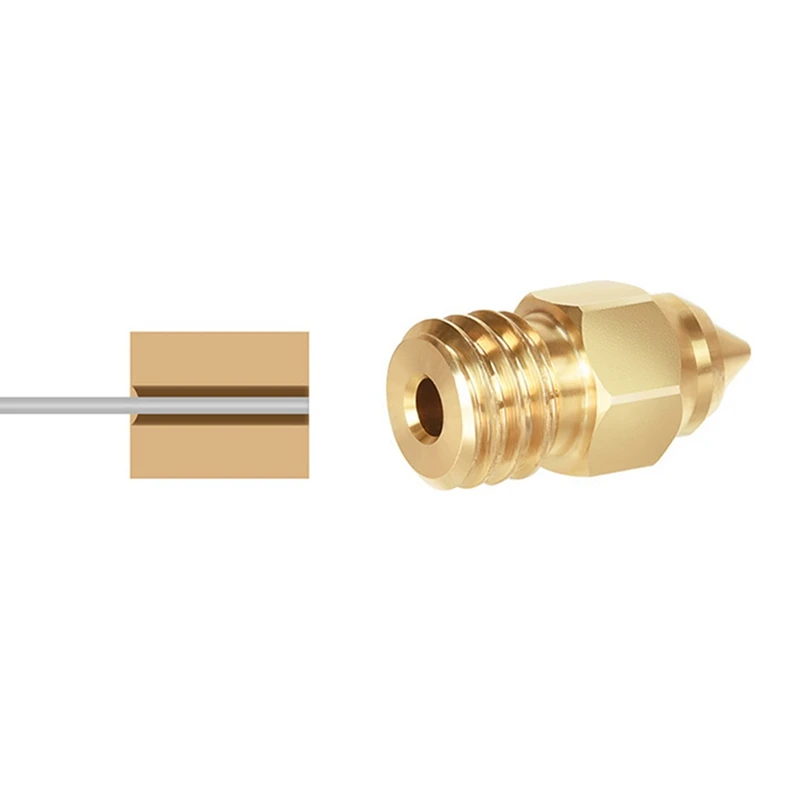 

Cr-6 Se Mk Сопла Экструдер латунная сопла Mk резьба головка принтера 0,4 мм выход совместим с Ender-3 /5 серии/Cr-10