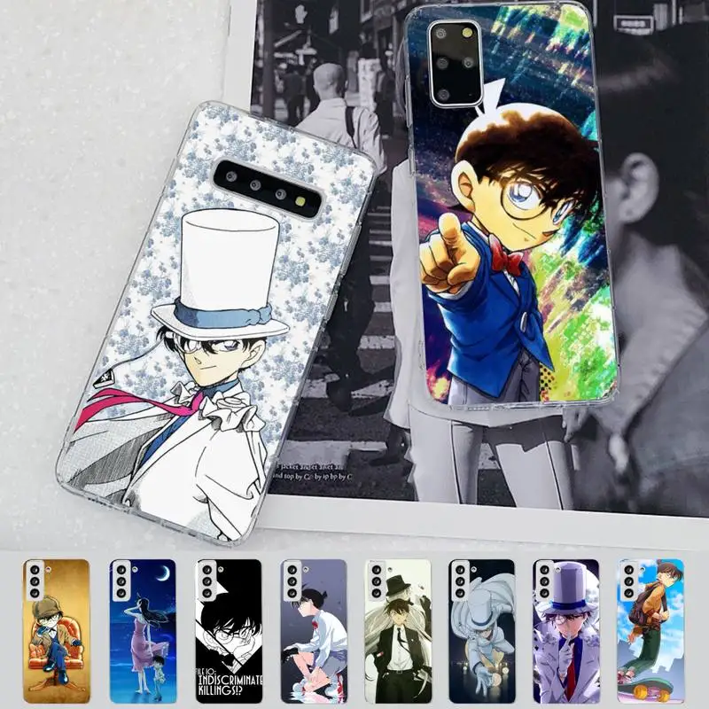 

Yinuoda Detective Conan Phone Case for Samsung S21 A10 for Redmi Note 7 9 for Huawei P30Pro Honor 8X 10i cover