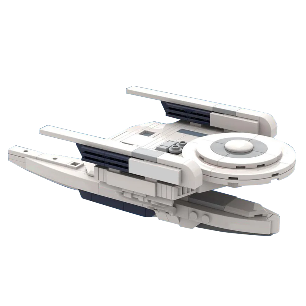 MOC Oberth Class Starship Космический корабль Строительные блоки USS Grissom &amp Пегас Кирпичи