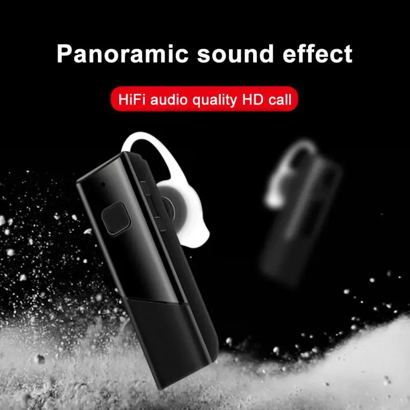 

A1/A2 Single-ear 4.2 -compatible Headset Hanging Ear Earphones Super Long Life Stereo HIFI Sports Wireless Headphones
