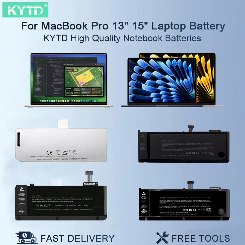 Аккумулятор для ноутбука KYTD A1280 A1281 A1321 A1322 A1382 Apple MacBook Pro 13 &quot15&quot A1278 A1286 2008-2012