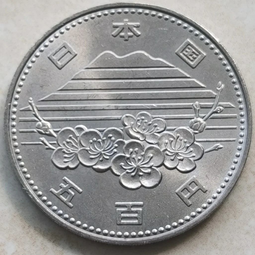 

Памятная монета 500 юаней, диаметр 30 мм, Sakura Fuji Mountain, Япония, 1985