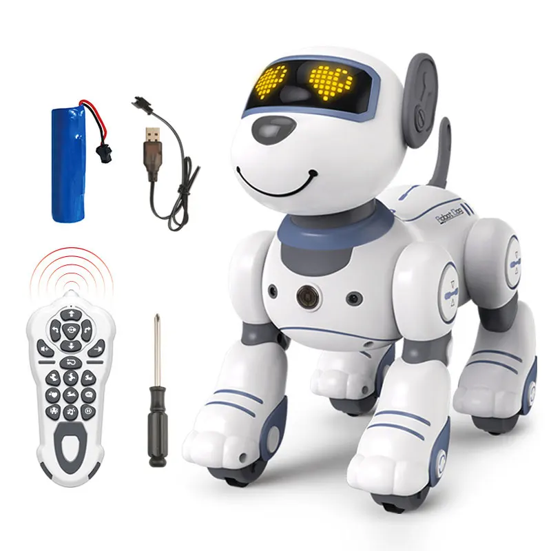 2.4G Smart RC Dog Wireless Remote Control Intelligent Puppy Robot Animal Toy Multi-Function Programmable Stunt Electronic Pet