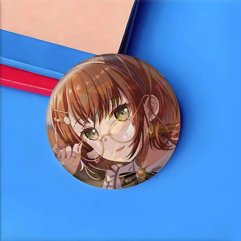 Фото Значки Yamato Maya BanG Dream Anime, круглые, 25, 32, 44, 58, 75 мм, для косплея, украшение для сумок, подарки для фанатов, друзей, броши, сувениры №5
