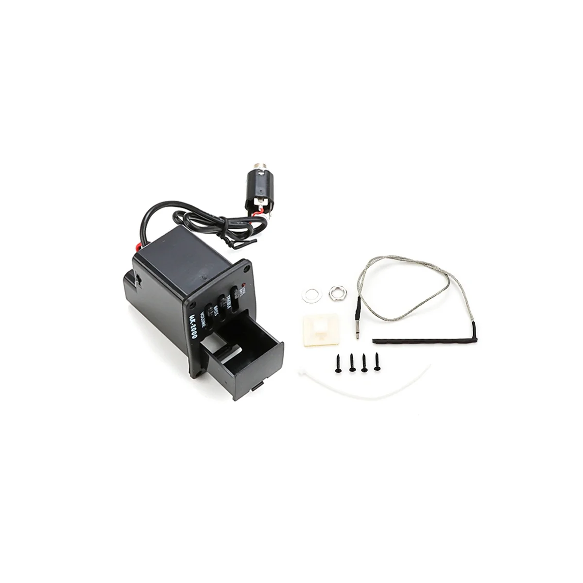 UK-2000 2-полосный эквалайзер Эквалайзер укулеле ПЬЕЗО пикап для фото аксессуары