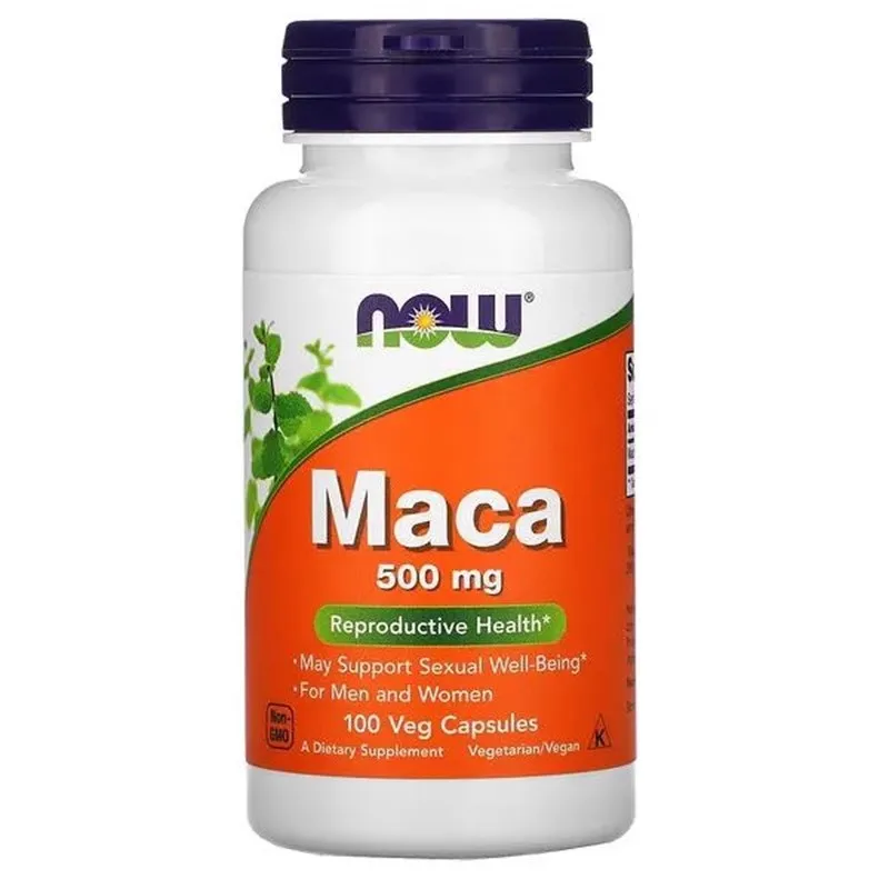 

Now Maca 500 mg May Support Sexual Well-Being For Men and Women 100 Capsules