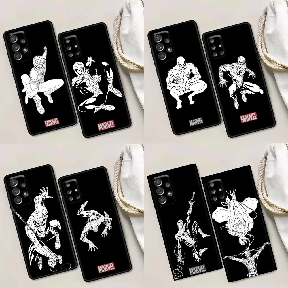 

Phone Case for Samsung A01 A02 A03s A11 A12 A13 A21s A22 A31 A32 A41 A42 A51 4G 5G TPU Case Cover Venom Spider-man Marvel