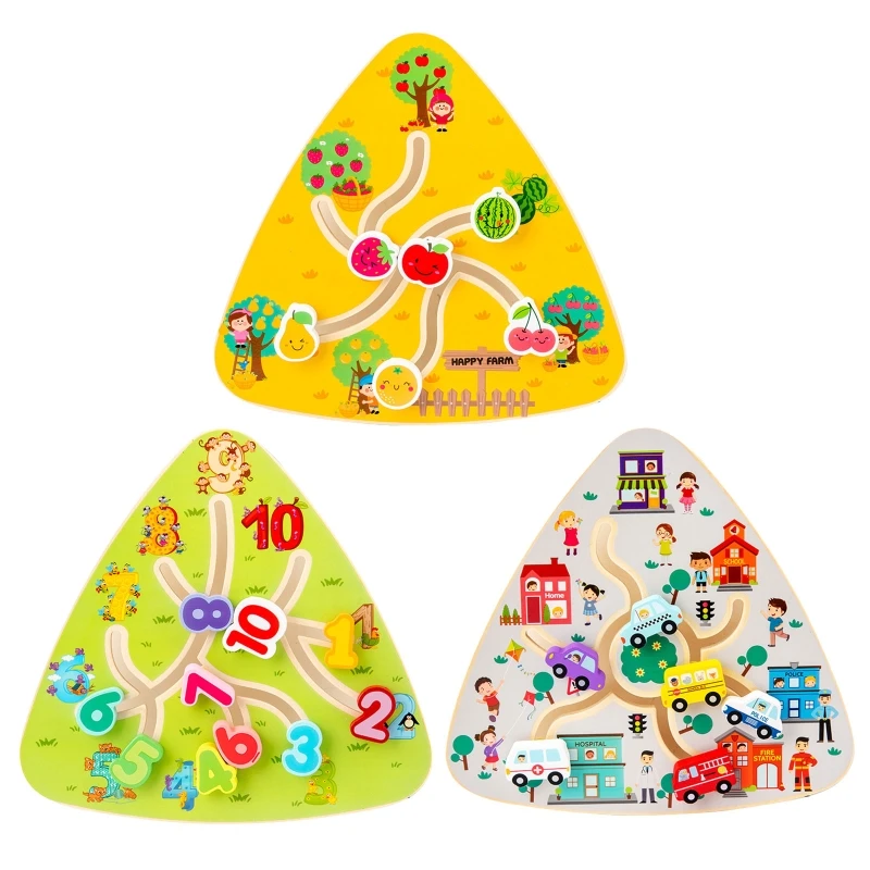 

Table Play Toy Realistic Puzzle Maze Scene Portable Multicolor Table Game Creative Kids Gift Walking Beads Toy